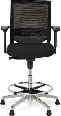 Immagine prodotto di Sedia da lavoro / sedia da banco Top Work 77 imbottitura / rete nera