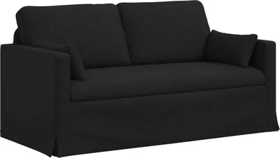 Produktbild von vidaXL Sofa Schwarz 158 x 78 x 80 cm Stoff