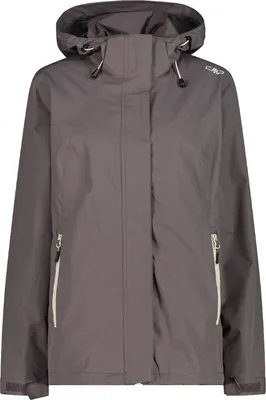 Image de VESTE FEMME CMP À CAPUCHE ET FERMETURE ÉCLAIR AVEC AÉRATION Veste de pluie pour femme