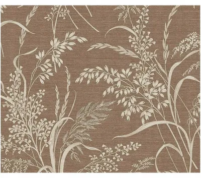 Immagine prodotto di Carta da parati in vinile su supporto in tessuto non tessuto, motivo floreale marrone-beige, lavabile, 53 cm x 10 m, soggiorno e camera da letto