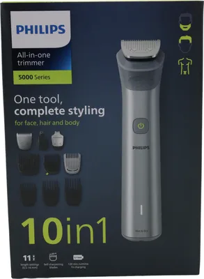 Obrázek produktu pro Multifukční strojek Philips MG5930/15 All-in-One Series 5000 stříbrný