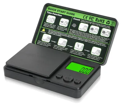 Präzisionswaage 0,01 g/1000 g, LCD, Tara, 6 Einheiten, für Schmuck & Pulver
