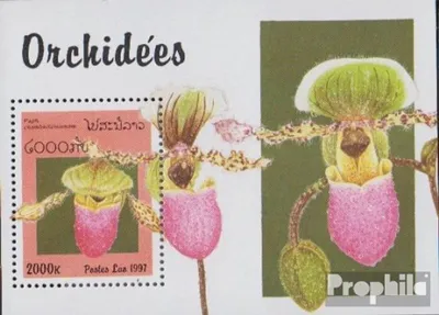 Produktbild von Briefmarken Laos 1997 Mi Block161 (kompl.Ausg.) postfrisch Orchideen