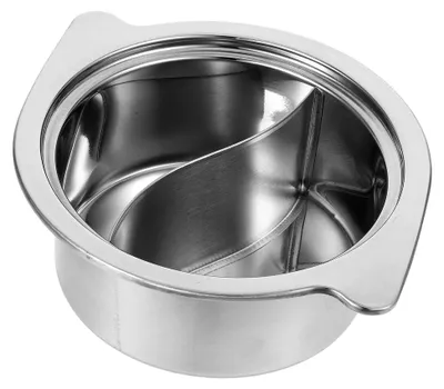 Produktbild von Edelstahl Hot Pot Suppentopf 16 cm mit Verbrühschutzgriff für Induktionsherd und Picknick