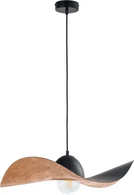 Zdjęcie produktu dla Lampa wisząca Kapello czarna-miedziana 1xE27x15W metal wym:80x55x55cm IP20 Sigma Lighting