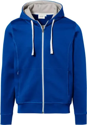 Produktbild von HAKRO Kapuzenjacke Bonded 455, royalblau/silber, 2XL