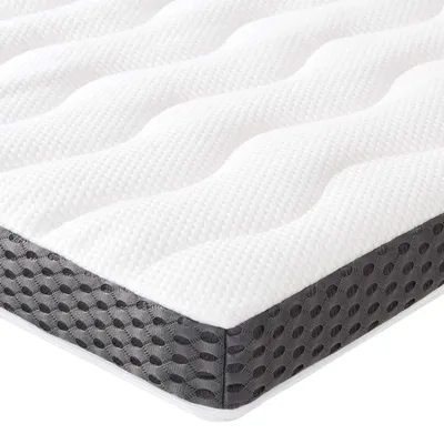 Productafbeelding van A. Basics Comfort, traagschuim matrasbeschermer, pluche, 90 x 200 cm, 7 cm dik