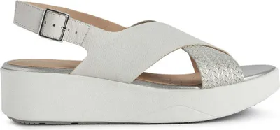 Produktbild von Geox Damen Klassische Sandalen D25MPC 0335J C0626 Farbe: Weiß Größe: 36