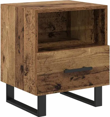 Obrázok produktu pre Nočný stolík Staré drevo 40 x 35 x 47,5 cm Kompozitné drevo