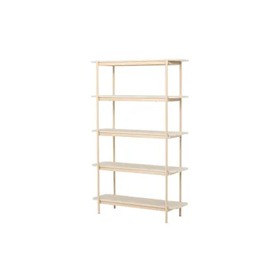 Zdjęcie produktu dla Heim regał 190 cm 5 półek whitewash.