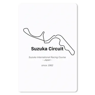 Produktbild von MuchoWow® Mauspad Mousepad Suzuka - F1 - Rennstrecke 18x27 cm - Mousepads - Maus Mat - Pad - Mausunterlage