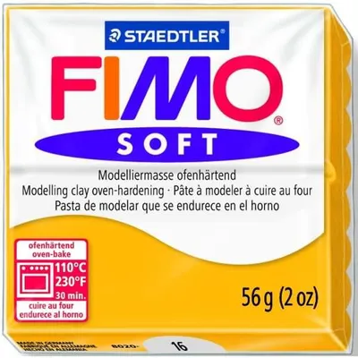 Produktbild von FIMO, Modelliermasse, Knete sonnengelb soft normal
