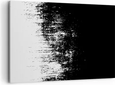 Produktbild von Bild auf Leinwand - Leinwandbild - Einteilig - Abstraktion dunkel schwarz und weiß - 120x80cm Wand Bild Wanddeko Wandbilder Leinwanddruck Bilder Wanddekoration Leinwand bilder AA120x80-4601