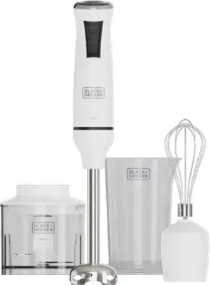 Immagine prodotto di BLACK+DECKER Black & Decker BXHBA750E, frullatore a immersione, 750 W, bianco