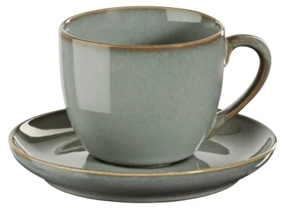 Produktbild von ASA Espressotasse mit Unterer, eucalyptus d. 6,7 cm, h. 5,5 cm, 0,09 l.