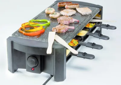 Image de Domo DO9039G Grill Cheminée électrique 1300W noir Barbecue & gril (DO9039G)