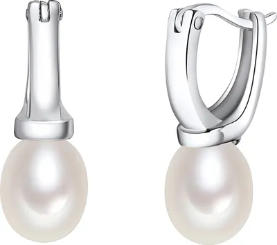 Produktbild von Valero Pearls Perlen-Ohrhänger Sterling Silber Süßwasser-Zuchtperle 60925004