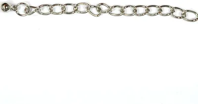 Produktbild von Verlängerungskettchen platinfb, 70x4 mm