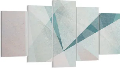 Produktbild von Bild auf Leinwand - Leinwandbild - Abstraktion modern - 160x85cm - Wand Bild - Wanddeko - Leinwanddruck - Bilder - Kunstdruck - Wanddekoration - Leinwand bilder - Wandkunst - EA160x85-3947