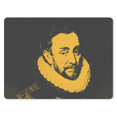 Produktbild von MuchoWow® Mauspad Mousepad Wilhelm von Oranien - Adriaen Thomasz - Alte Meister 23x19 cm - Mousepads - Maus Mat - Pad - Mausunterlage - Schreibtischunterlage - Mauspad