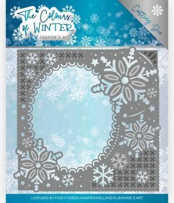 Produktbild von Stanzschablone - Jeanines Art - The colours of winter - Winter Rahmen