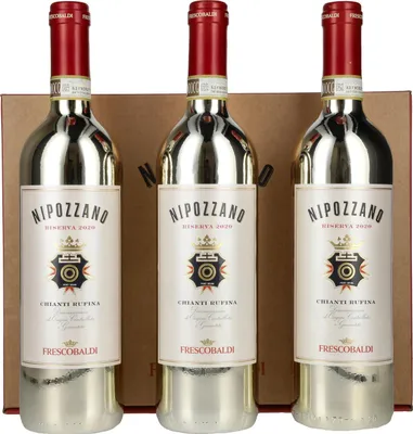 Produktbild von Frescobaldi NIPOZZANO Chianti Rúfina Riserva GOLD EDITION DOCG 2020 13,5% Vol. 3x0,75l in Geschenkbox