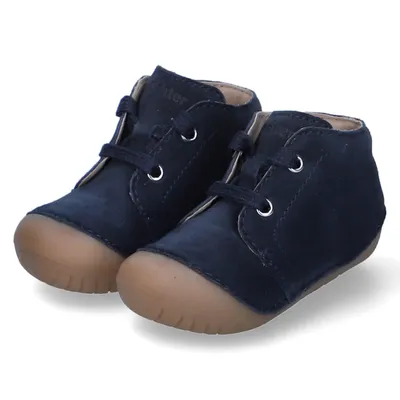 Produktbild von Richter Kinder Lauflernschuhe/ Halbschuhe/ Schnürschuhe Blau RaulederGröße:20