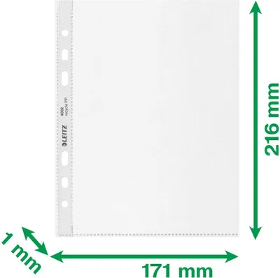 Produktbild von Leitz 40020003 Klarsichthülle 150 x 210 mm (A5) Polypropylen (PP)