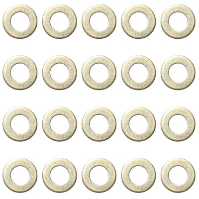 20 M10 Messing Flachdichtringe 10×20×2 mm