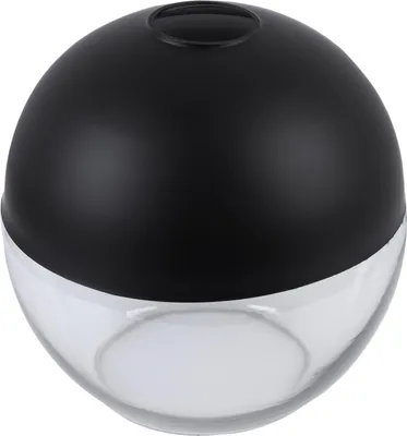 Immagine prodotto di Paralume Oslo trasparente sferico 20 cm – elegante paralume in vetro per un'illuminazione interna moderna