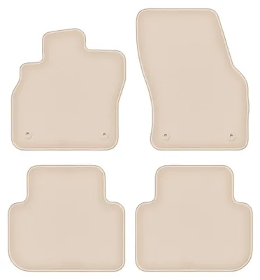 Immagine prodotto di Tappetini in moquette per Audi Q3 dal 2019 (Sportback) – set 4 pezzi, beige, su misura – Wielganizator FORTUNA