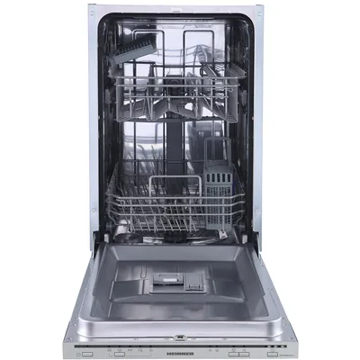 Productafbeelding van Heinner HDW-BIM45510E++ Inbouwvaatwasser 45 cm, 10 Couverts, 5 Programma’s, AquaStop, Zilver