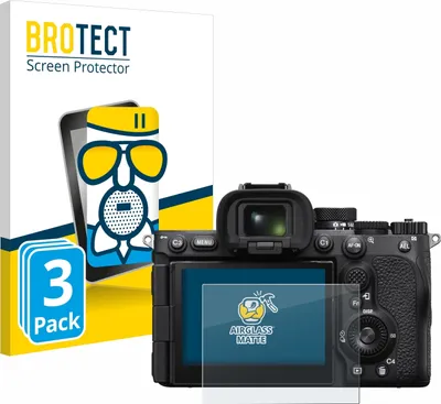 Produktbild von 3x BROTECT Entspiegelungs Schutzglas für Sony Alpha 7R V Schutzfolie Panzer Folie Glas Display Schutz matt