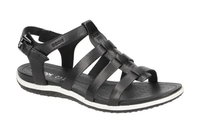 Produktbild von Geox SAND.VEGA Damen Sandalette - Riemchen Sandalen schwarz NEU