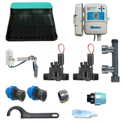Immagine prodotto di Kit irrigazione Hunter a 2 zone con programmatore da esterno X2