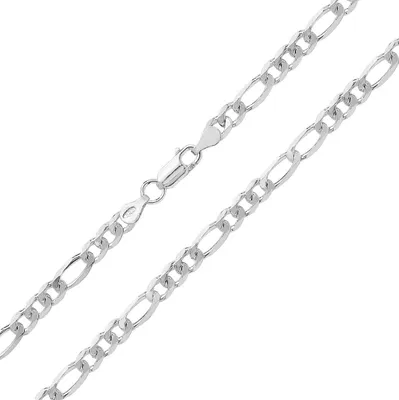 Produktbild von 925 Sterling Silber Damen - Figaro Kette - 76cm*5mm; TRS17018L30
