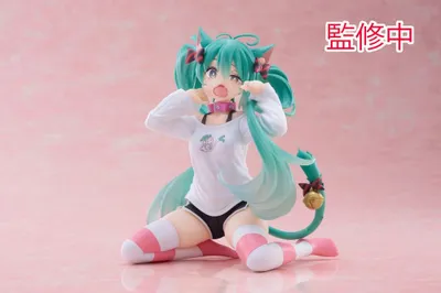 Image de Hatsune Miku, statue en PVC pour bureau, figurine mignonne, 13 cm