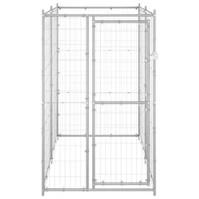 Immagine prodotto di Gabbia per Cani da Esterno in Acciaio Zincato 110x220x180 cm