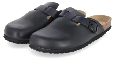 Produktbild von Soft Steps Herren Clogs Schwarz Glattleder Größe: 40