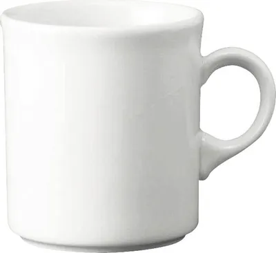 Produktbild von CHURCHILL White Holloware Becher mit Henkel, Inhalt: 0,28 Liter