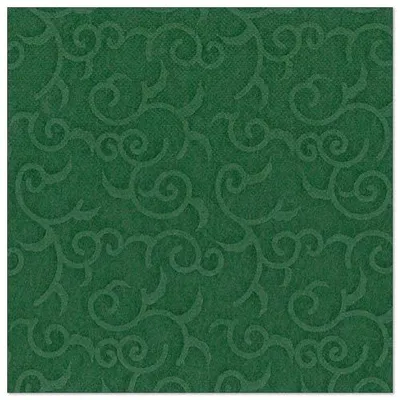 Produktbild von Papstar Servietten "ROYAL Collection" 1/4-Falz 40 cm x 40 cm dunkelgrün "Casali", 5 x 50 Stück