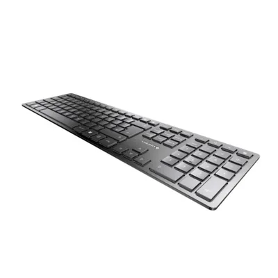 Produktbild von CHERRY TAS KW 9100 SLIM Wireless CH-Layout schwarz/silber