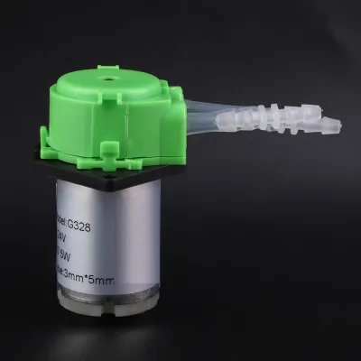 Productafbeelding van Zelfbouw doseerpomp met peristaltische buisvoorziening voor aquarium, laboratorium en chemische analyses (groen, 24V, 3*5)