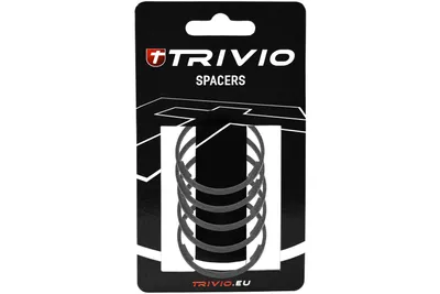 Produktbild von Trivio - Abstandshalter 2mm 1-1 8 Carbon ud matt - 5 Stück