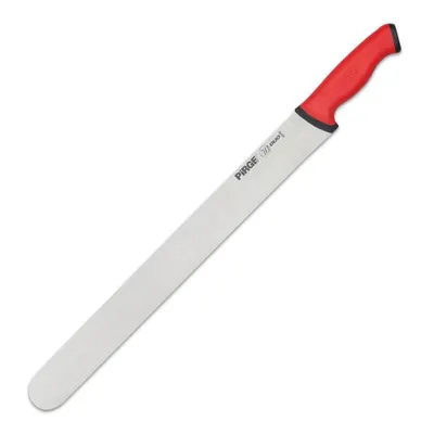 Produktbild von Pirge Duo Dönermesser 55 cm Rot - Aufschnittmesser - Schärfstes Döner Langmesser - Schneidemesser - Fleischmesser - BBQ Messer