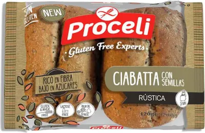 Produktbild von Proceli Ciabatta Saaten Rustica 120g