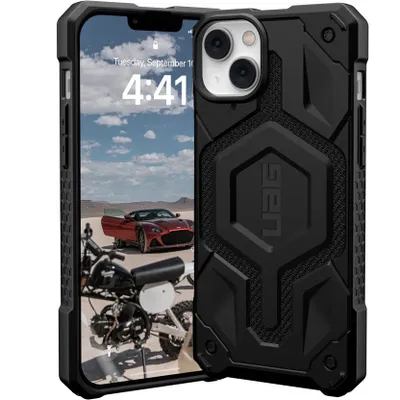 Produktbild von Urban Armor Gear Monarch Pro Polyamid, Cover, Apple, iPhone 14 Max, 17 cm (6.7"), Schwarz