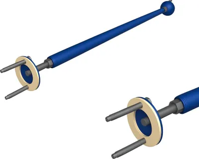 Produktbild von Klimmzugstange 100 – 150 cm | Türreckstange | Türstange | Reckstange