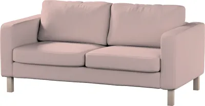 Produktbild von Dekoria Bezug für Karlstad 2-Sitzer Sofa nicht ausklappbar, rosa, Sofahusse, Karlstad 2-Sitzer