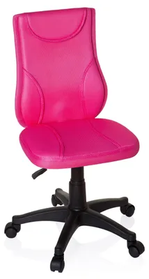Produktbild von hjh OFFICE Kinderdrehstuhl KIDDY BASE Schreibtischstuhl für Kinder höhenverstellbar ohne Armlehnen Stoff